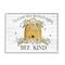 Stupell Industries In A World Bee Kind Motivational Phrase Beehive Framed Wall Art
